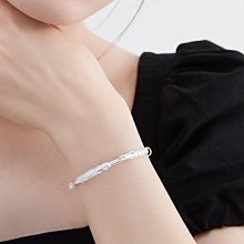 銀手鐲999足銀女款時尚韓版清新情侶手鍊送閨蜜女友禮物超市熱 歷史價格詳細信息