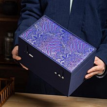 批發 快速出貨 復古風錦盒首飾包裝盒手鏈手鐲盒子佛珠手串盒星月菩提文玩銀飾盒 歷史價格詳細信息