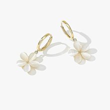 春季精致小花耳扣女小眾設計感高級氣質耳環2024新款爆款花朵耳飾~晴天 歷史價格詳細信息