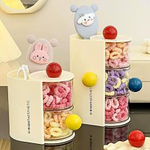 發飾收納盒兒童可愛首飾頭繩盒子學生桌面透明抽屜式整理盒置物架 歷史價格詳細信息