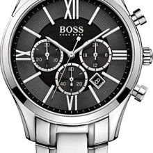 BOSS手錶,編號HB1513582,42mm銀圓形精鋼錶殼,寶藍色三眼, 運動錶面,金色精鋼錶帶款,找尋好久就是這款 歷史價格詳細信息