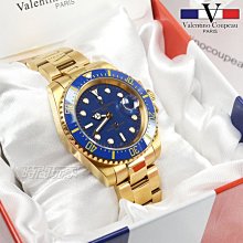 valentino coupeau 范倫鐵諾 夜光時刻 不銹鋼 防水 男錶 潛水錶水鬼 V61589黑框白【時間玩家】 歷史價格詳細信息