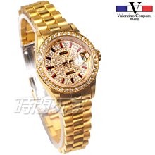 Valentino范倫鐵諾 經典格紋不鏽鋼手錶對錶 原廠公司貨【NE994】單支 歷史價格詳細信息