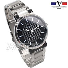 valentino coupeau 范倫鐵諾 標準時刻 不鏽鋼 防水手錶 女錶 日期顯示窗 61605黑格釘小【時間玩家 歷史價格詳細信息