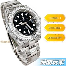 valentino coupeau 范倫鐵諾 夜光 不銹鋼 防水 男錶 潛水錶 綠水鬼 石英錶 V61589TKG金綠 歷史價格詳細信息