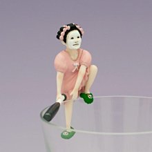 【超激少 絕版 轉蛋 扭蛋】大阪阿嬤 阿媽 藍衣 眼鏡 杯緣子(單獨 散售款) 歷史價格詳細信息