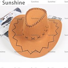 [Sunshine]春秋冬西部牛仔帽男英倫復古毛呢禮帽女歐美風時尚大檐爵士帽子 歷史價格詳細信息
