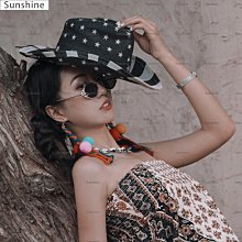 [Sunshine]帽子美式西部牛仔帽男女藏族大檐帽戶外旅游春夏夏季沙灘帽防曬潮 歷史價格詳細信息