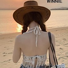 Winnie Lee西部牛仔帽子大頭圍漁夫帽男生露營帽登山防曬遮陽帽女 歷史價格詳細信息