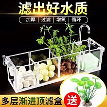 魚缸上置過濾器壁掛滴流盒側濾上置過濾槽外掛三合一外置過濾盒 歷史價格詳細信息