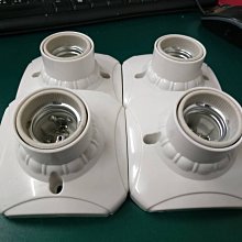 E27螺口陶瓷燈座86型明裝燈座燈口帶底盒方形燈盒LED節能螺旋家用-3件發貨 歷史價格詳細信息