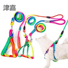 「現貨」狗狗牽引繩 背心式 夏天胸背帶 貓咪泰迪中小型犬遛狗繩鏈子 寵物用品 柔軟麂皮材質 高反光超炫酷 歷史價格詳細信息