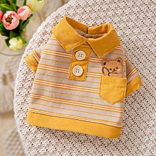 秋冬季小狗狗衣服 條紋襯衫領兩腳絨衣 加厚保暖秋天寵物服飾 貓衣服 歷史價格詳細信息