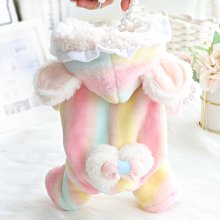 現貨熱銷-狗狗衣服小型犬秋冬泰迪比熊博美幼犬可愛潮牌寵物四腳衣冬裝棉服真真啊 歷史價格詳細信息