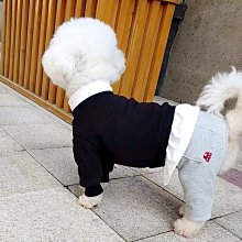 現貨熱銷-寵物狗狗衣服秋冬四腳衣加厚金毛拉布拉多大型犬全包加絨保暖棉衣真真啊 歷史價格詳細信息