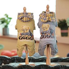 現貨熱銷-吉米娃娃狗狗衣服2021秋冬裝泰迪比熊寵物狗運動休閑兩腳棉衣加絨真真啊 歷史價格詳細信息