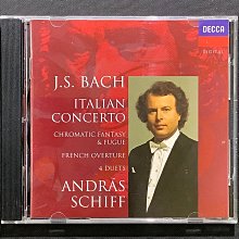 巴哈 義大利協奏曲 法國序曲 大鍵琴 Bach Italian Concerto CDA68336 歷史價格詳細信息