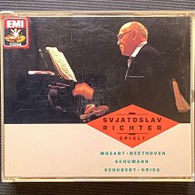 Richter李希特的超絕琴藝-Mozart莫札特/Beethoven貝多芬/Schubert舒伯特/Schumann舒曼/Grieg葛利格 荷蘭版厚殼4CD 價格比較,價格查詢,歷史價格詳細信息