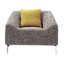 【在地人傢俱】23 吉祥購-瑞典灰色布面實木腳1人/一人/單人位沙發 JX432-6 歷史價格詳細信息