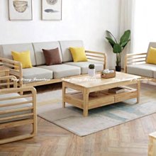 【新竹清祥傢俱】NLS-02LS02 北歐實木沙發 1+2+3 民宿 簡約 風格 歷史價格詳細信息