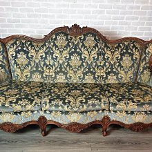 【卡卡頌  歐洲古董】法國 立體雙拱 螺旋腳 手工嵌木 桃花心木 展示櫃 玻璃櫃 珠寶櫃 古董櫃 ca0396 歷史價格詳細信息