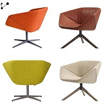 北歐單椅子設計師休閒椅奶油風實木休閒椅簡約復古沙發椅 歷史價格詳細信息