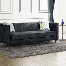 阿加莎三人座灰色布沙發【阿玉的家2025】(免運費)促銷價13600元 歷史價格詳細信息