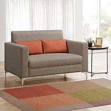 【啟暘傢俱】ZZ 243-2吉泰二人座灰色布沙發 歷史價格詳細信息