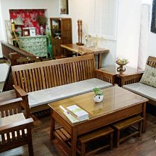 【肯萊柚木傢俱館】獨特自然風 100%老柚木 無上漆 自然邊 獨特美觀 耐用 抽屜可收納 L型沙發 限量一組 歷史價格詳細信息