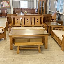 【尚品傢俱-崇德店】648-33 歐貝里 檜木全實木1+2+3木組椅 歷史價格詳細信息