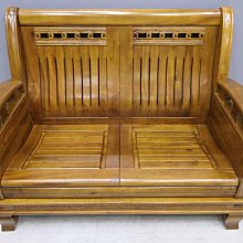 實木沙發香樟木茶几單人靠背椅雙三人沙發椅組合原木異形簡約田園 歷史價格詳細信息