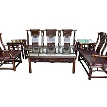 實木沙發組 大茶几 小茶几 三人座 單人座2個 二手 歷史價格詳細信息