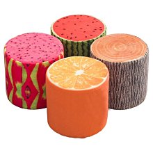 下殺-凳子家用圓凳儲物凳客廳沙發腳凳網紅懶人創意化妝凳布藝換鞋凳 歷史價格詳細信息