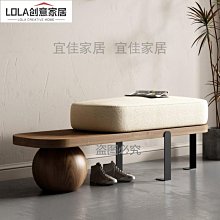 入戶換鞋凳 家用門口試衣間可坐穿鞋凳輕奢高級感沙發床尾長條凳子 歷史價格詳細信息