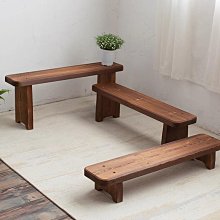 實木花架凳子長條凳客廳家用落地式一層露天陽臺防腐木梯式置物架 歷史價格詳細信息