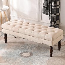 美式換鞋凳實木長條凳腳踏沙發凳歐式進門臥室床尾凳真~特價 歷史價格詳細信息