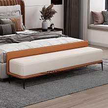 意式輕奢臥室床尾凳皮革沙發床榻北歐簡約現代客廳凳換~特價下殺 免運 歷史價格詳細信息