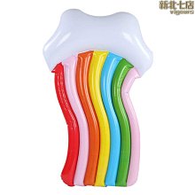 雲朵彩虹浮排 贈繫繩 兒童浮排 成人浮排 水上遊戲 充氣浮排 泳池 D42030 歷史價格詳細信息