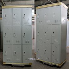 (W90*D51.5*H179cm)15人衣櫃(黑色烤漆)、三排15門置物櫃…隱藏式後鈕設計，更加整齊美觀~可訂色 歷史價格詳細信息