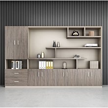 文件櫃木質帶鎖資料柜子檔案櫃辦公儲物櫃板式辦公室書櫃帶玻 歷史價格詳細信息