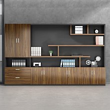 辦公室家具木質文件櫃壁櫃資料櫃儲物櫃靠牆書櫃展示柜子背景櫃 歷史價格詳細信息