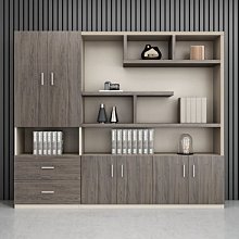 辦公室現代老板書柜文件柜木質檔案資料柜帶鎖玻璃柜子*特價 歷史價格詳細信息