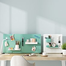 洞洞板免打孔辦公桌面收納放置款洞洞板臥室格子間屏風掛洞洞板 歷史價格詳細信息