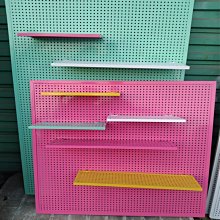 圓孔洞洞板置物架貨架不銹鋼多功能收納掛襪子飾品五金工具掛板墻~熱賣款！-規格不用 價格不同 歷史價格詳細信息