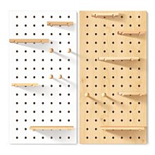 定制圓孔無邊框洞洞板家用廚房收納配件飾品展示五金工具掛板~熱賣款！-規格不用 價格不同 歷史價格詳細信息