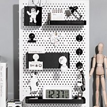 洞洞板免打孔辦公桌面收納放置款洞洞板臥室格子間屏風掛洞洞板 歷史價格詳細信息