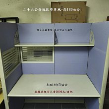 【辦公天地】二手6公分塊狀屏風辦公桌,140*70ㄇ字型,70鐵書架x2組,實用價值高,便宜賣 價格比較,價格查詢,歷史價格詳細信息