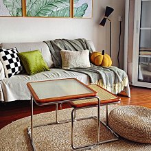 創意客廳沙發邊幾小戶型圓形鐵藝角幾床頭角落置物架輕奢小茶几 歷史價格詳細信息