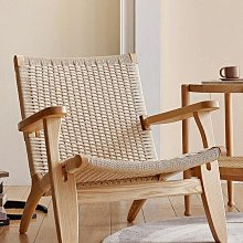北歐實木藤編躺椅侘寂風陽臺懶人藤編椅昌迪加爾椅靠背藤編袋鼠椅 歷史價格詳細信息