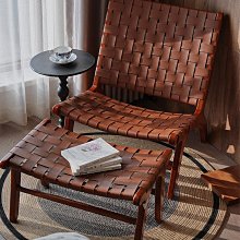 單人休閑沙發椅沙發單椅設計師款輕奢現代網紅極簡客廳皮革休閑椅-范斯頓配件工廠 歷史價格詳細信息